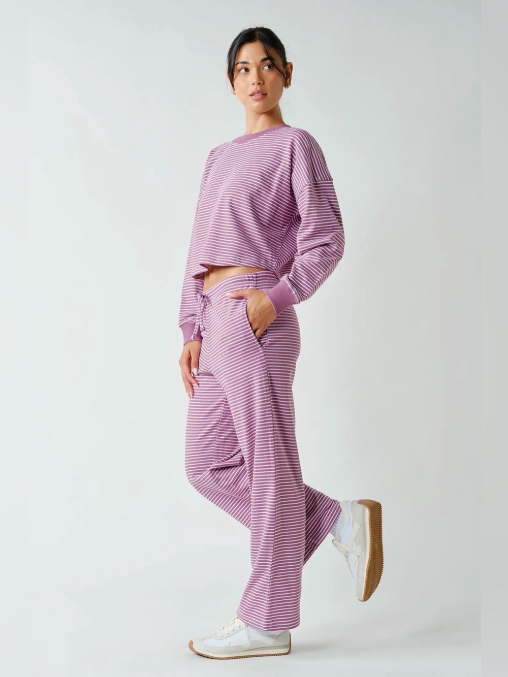 Mulberry Striped Set